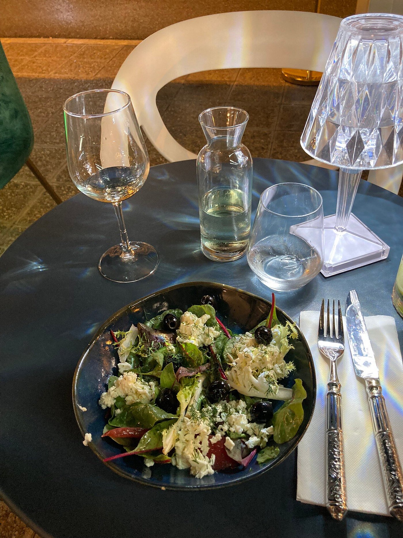 Dîner en terrasse